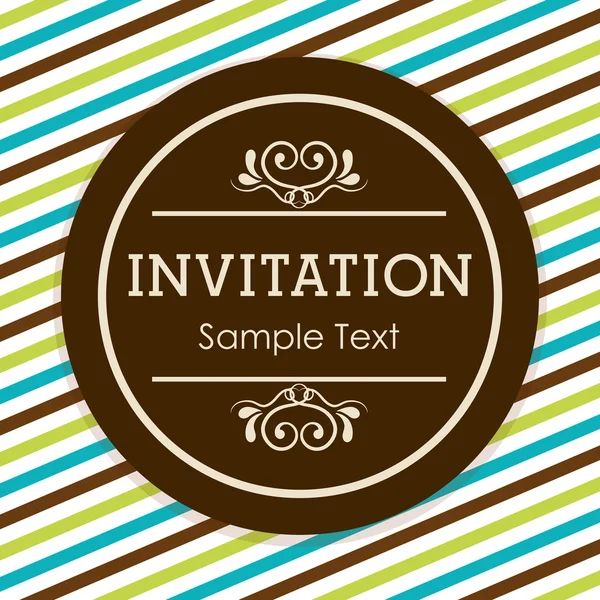 Invitation card — Stock Vector