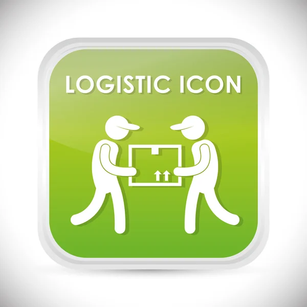 Logistika a rozvoz ikony — Stockový vektor