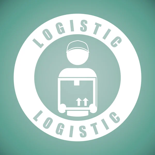 Logistics και παράδοση εικονίδια — Διανυσματικό Αρχείο