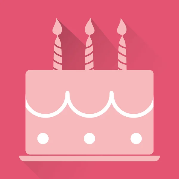 生日蛋糕和甜品. — 图库矢量图片