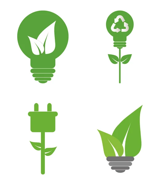 Gröna ekologi energi — Stock vektor
