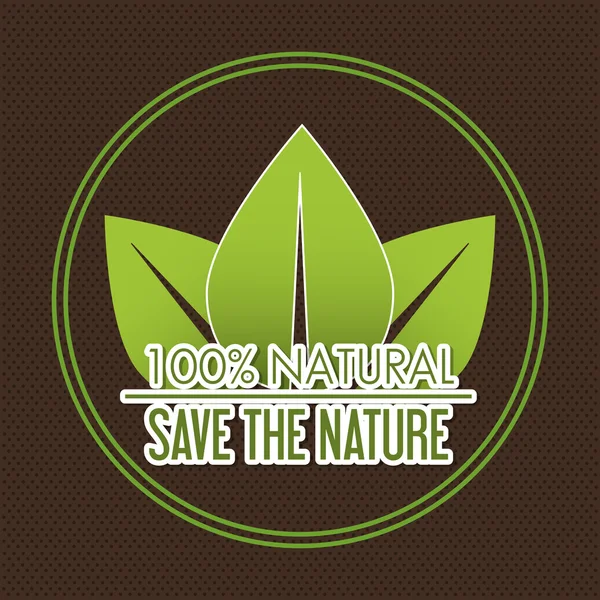 Natural green ecology — Stock Vector