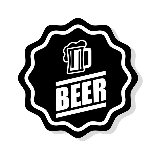 Cerveja pub e álcool — Vetor de Stock