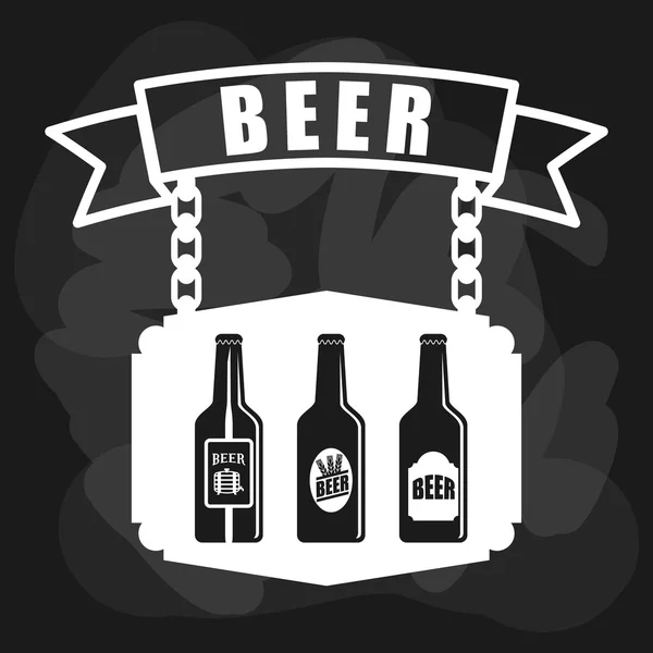 Bier und Alkohol in Kneipen — Stockvektor