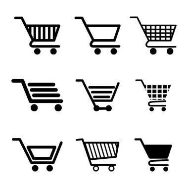 Alışveriş ve e-ticaret grafik tasarım ile kutsal kişilerin resmi