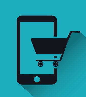 Alışveriş ve e-ticaret grafik tasarım