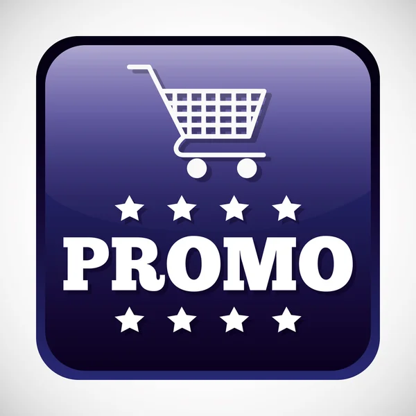 Shopping Promo bunte Etikettenanhänger — Stockvektor