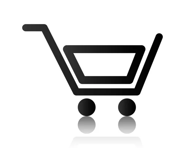 Design gráfico de compras e comércio eletrônico com ícones — Vetor de Stock