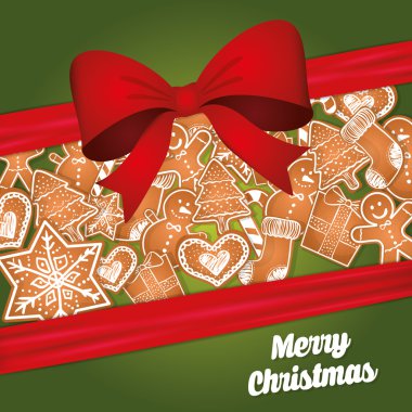 Merry Christmas design clipart