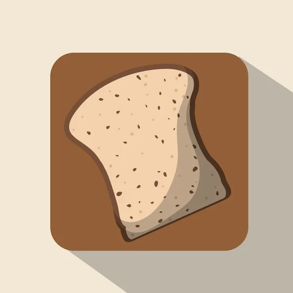 Diseño de comida de desayuno — Vector de stock