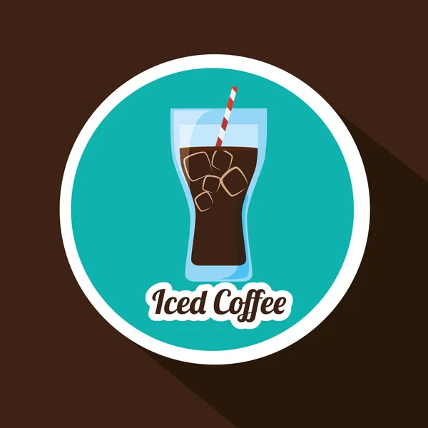 Kahve Dükkanı tasarım — Stok Vektör