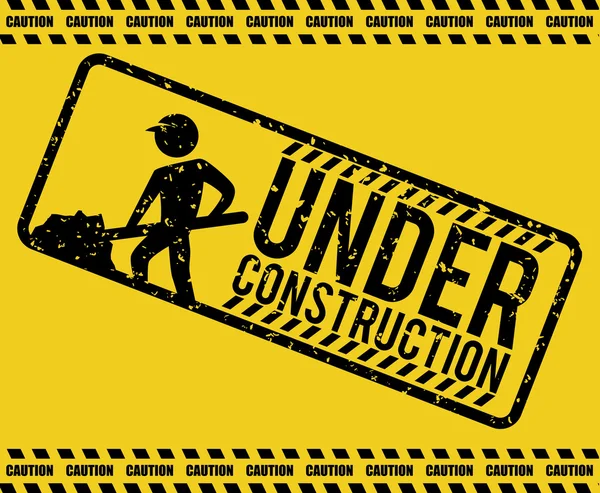 Under construction design — Stock Vector