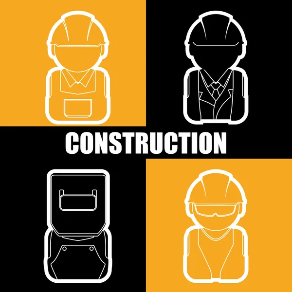 En construcción diseño — Vector de stock