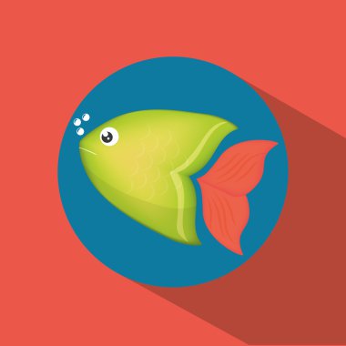 Balık tasarım rakam