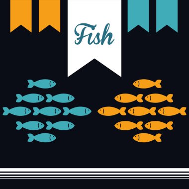 Balık tasarım rakam