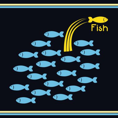 Balık tasarım rakam