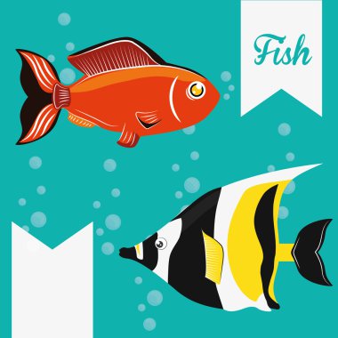Balık tasarım rakam