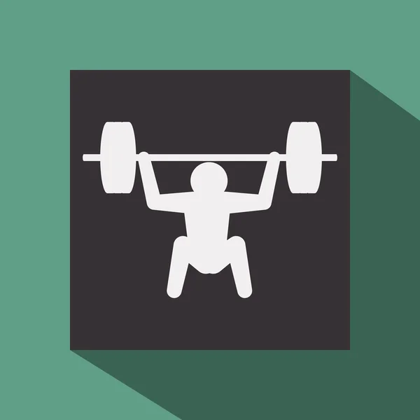 Γυμναστήριο και Fitness σχεδιασμού — Διανυσματικό Αρχείο