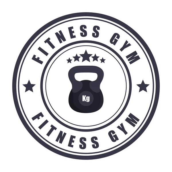 Gym and Fitness design — Stock Vector