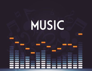 müzik simgesi tasarım 