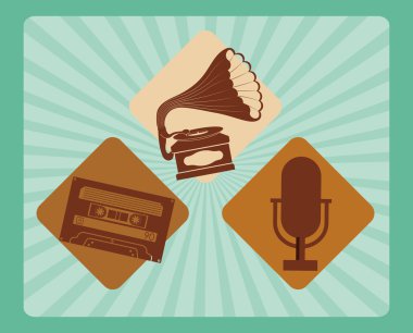 müzik simgesi tasarım