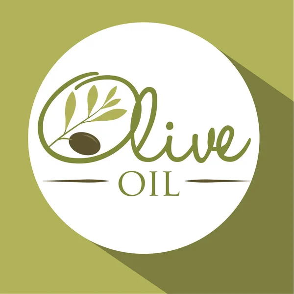 Diseño del aceite de oliva — Archivo Imágenes Vectoriales