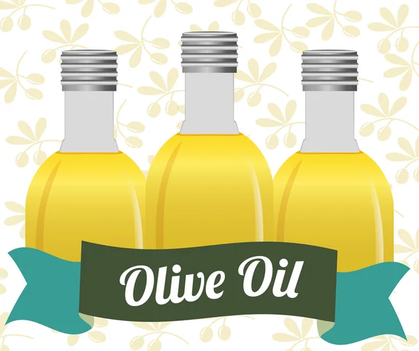 Diseño del aceite de oliva — Vector de stock