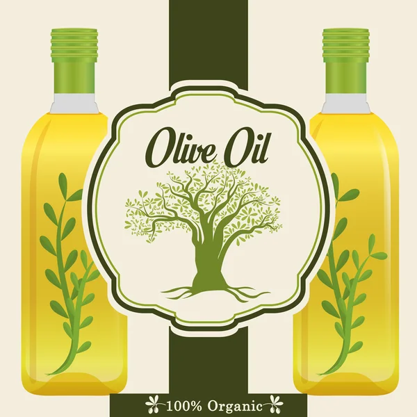 Progettazione olio d'oliva — Vettoriale Stock