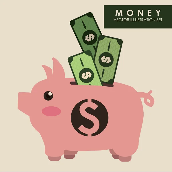 Money and Investment — Stock Vector