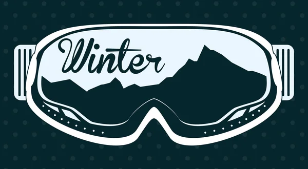 Diseño Winter Sport — Archivo Imágenes Vectoriales