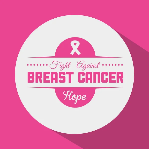 Breast cancer design — Stock vektor