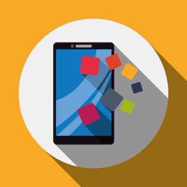 İletişim simgeler, vektör çizim