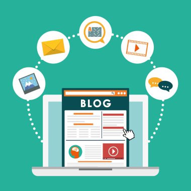Blog, bloglama ve blogglers Tema