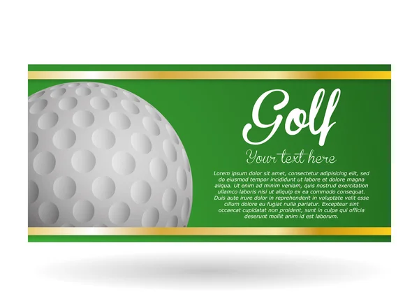 Design de clube de golfe —  Vetores de Stock