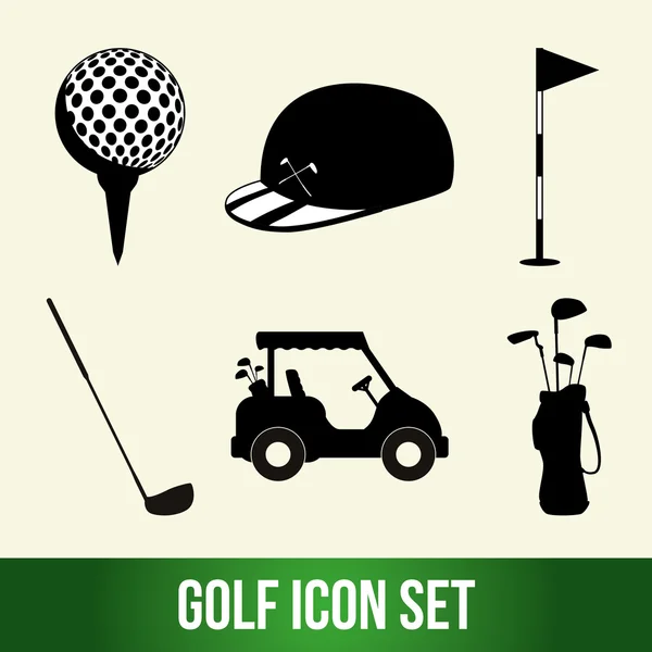 Diseño del club de golf — Archivo Imágenes Vectoriales