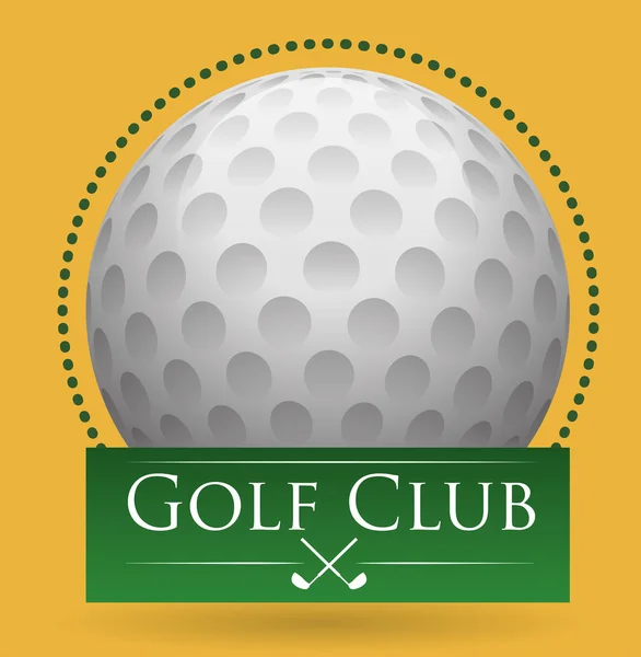 Golf klub kialakítása — Stock Vector