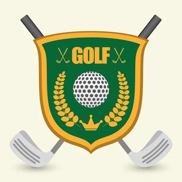 ゴルフクラブ設計 — ストックベクタ