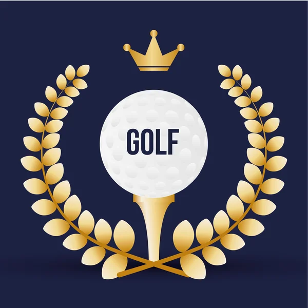 골프 클럽 디자인 — 스톡 벡터