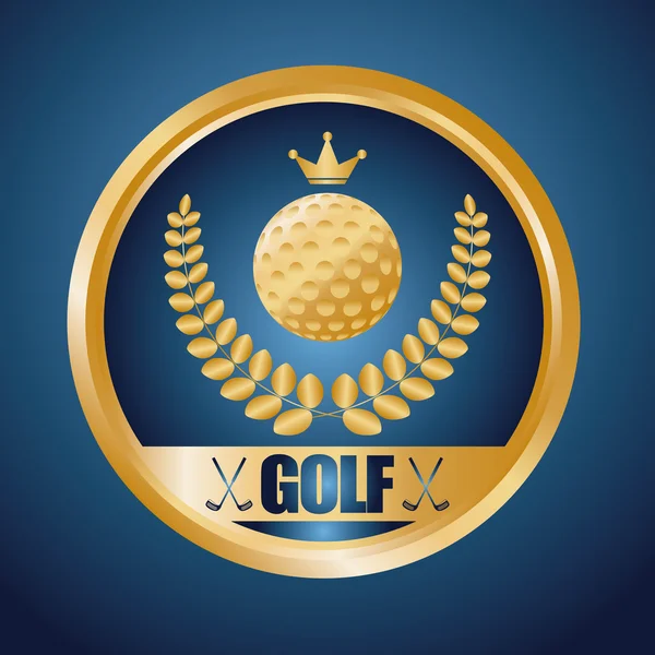 Golfklubbdesign – stockvektor