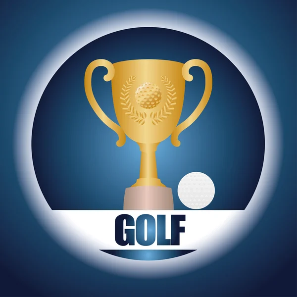Golf club design — Stock Vector