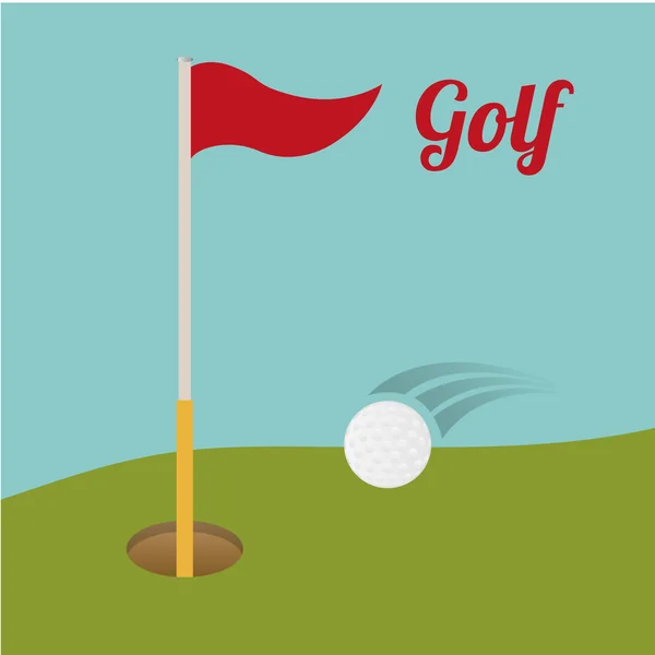 Progettazione golf club — Vettoriale Stock
