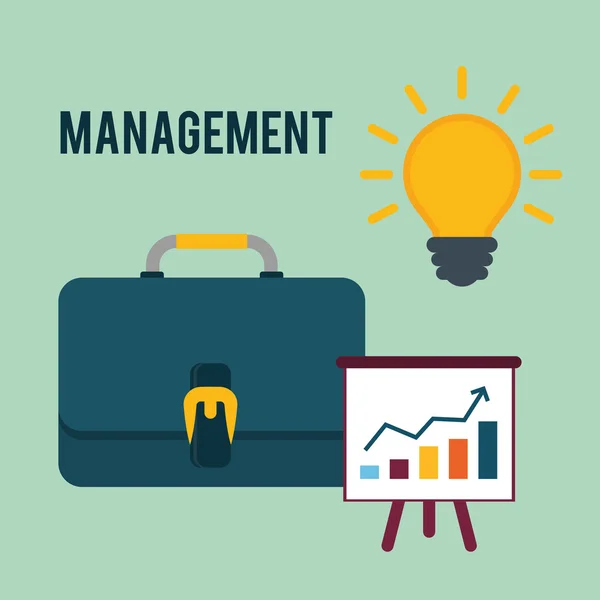 Business management grafiska — Stock vektor