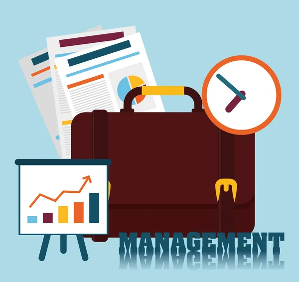 Business management graphic — Stock Vector