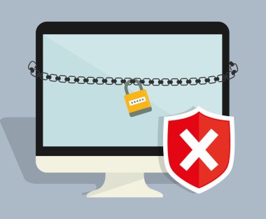 Gizlilik ve güvenlik sistem grafik simgeleri