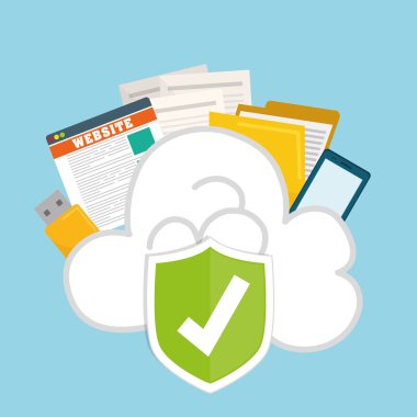 Gizlilik ve güvenlik sistem grafik simgeleri