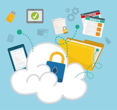 Gizlilik ve güvenlik sistem grafik simgeleri