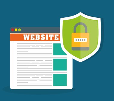 Gizlilik ve güvenlik sistem grafik simgeleri