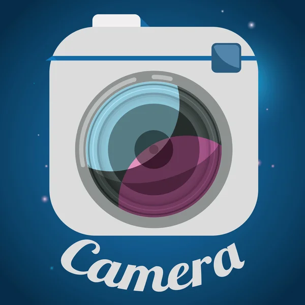 Camera apparatuur ontwerp — Stockvector