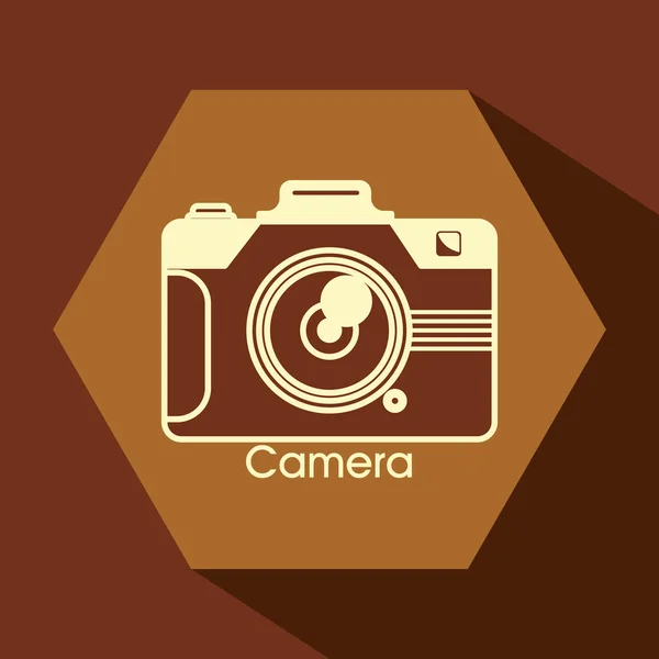 Camera apparatuur ontwerp — Stockvector