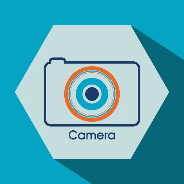 Camera equipment design — Stock Vector